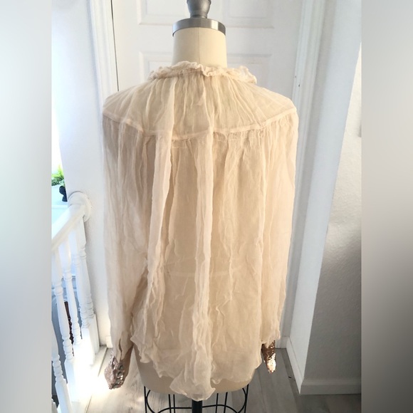 Free people long Sleeves blouse. - Picture 5 of 11